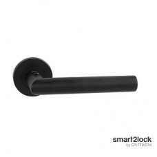 Griffwerk Lucia Professional smart2lock kľučka na rozete uzamykateľná čierna