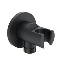 Ideal Standard IdealRain čierny držiak sprchy s prípojkou na hadicu BC807XG
