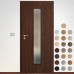 Sapeli Elegant Komfort dvere poldrážkové model 50 CPL laminát štruktúr
