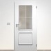Sapeli Bergamo Komfort dvere poldrážkové model 33 farba biela hladká