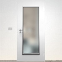 Sapeli Bergamo Komfort dvere poldrážkové model 40 farba biela hladká
