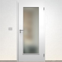 Sapeli Elegant Komfort dvere poldrážkové model 40 CPL laminát farba biela