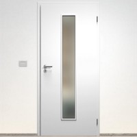 Sapeli Elegant Komfort dvere poldrážkové model 50 CPL laminát farba biela