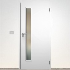 Sapeli Elegant Komfort dvere poldrážkové model 60 CPL laminát farba biela