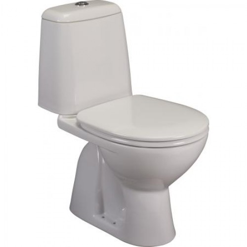 Eurovit | Sirius WC kombi 61x35 cm, spodný odpad, vrátane WC sedadla, W9028