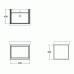 Ideal Standard Connect Air skrinka pod umývadlo Cube 60 cm biela lesklá/biela matná E0846B2